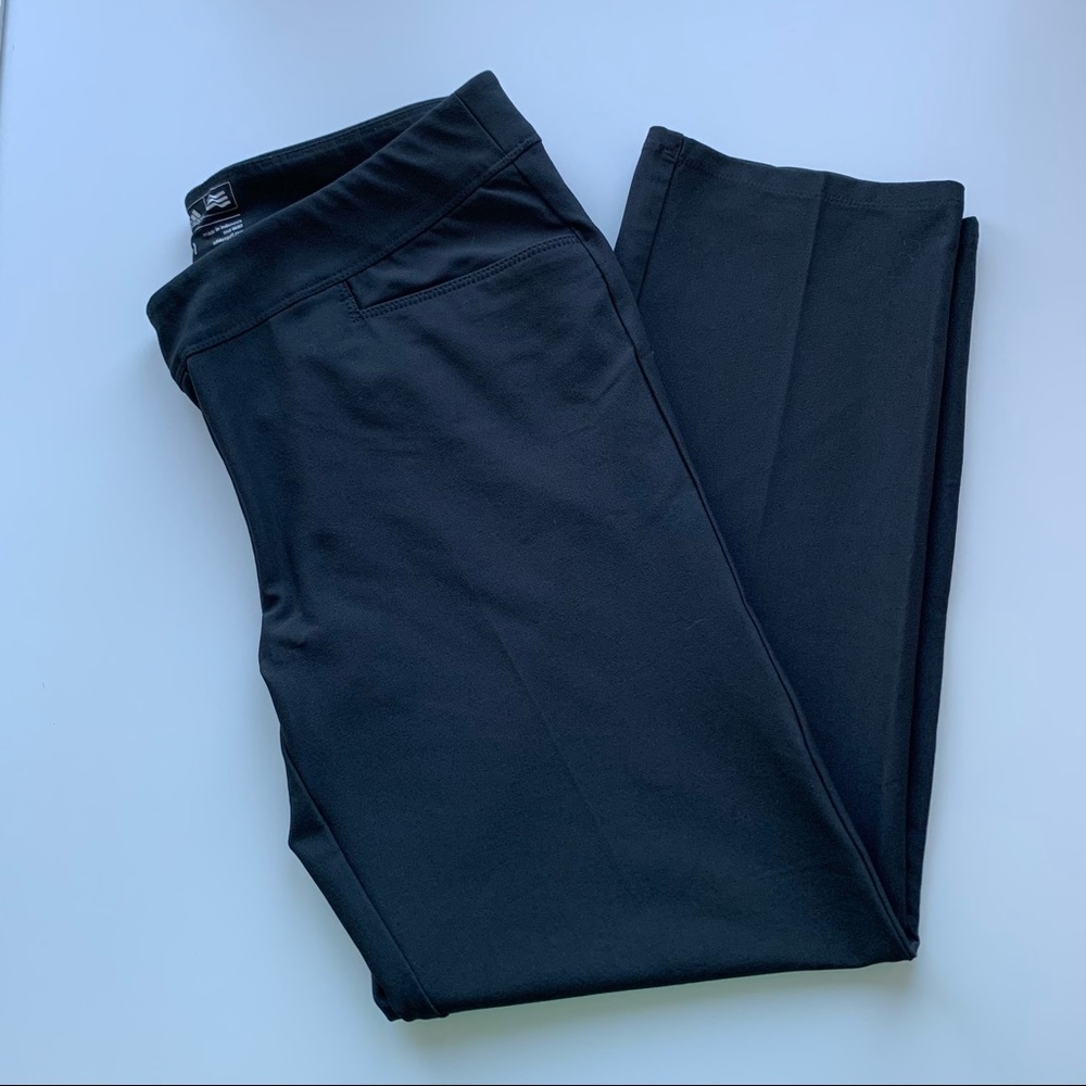 Adidas Golf Pants Black Ankle Pull-on Sz Medium